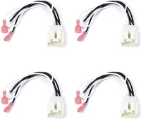 2 Pair AT-725602 Compatible with 2015-2018 Ford Mustang Factory Speaker to Aftermarket Replacement Connector Harness Kit