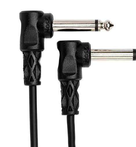 Hosa CFS-106 Molded Right-Angle Guitar Patch Cable - 6 inch