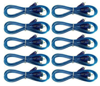 10 Absolute 3' RCA Stereo Plug Cable 2 Male to 2 Male Car Stereo Marine Home Audio