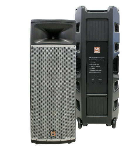 MR DJ USA PRO215S Dual Passive DJ/PA 3-Way Speaker 4000W