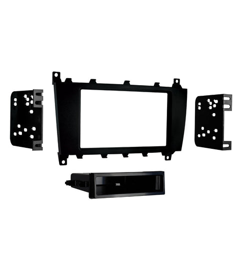 Metra 99-8721B Single/Double-DIN Car Stereo Dash Kit - Compatible Fits for Mercedes C Class 2005-2007