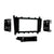 Metra 99-8721B Single/Double-DIN Car Stereo Dash Kit - Compatible Fits for Mercedes C Class 2005-2007