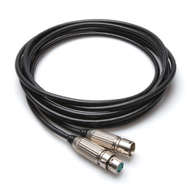 Hosa MSC, 3-Pin XLR Male to 3-Pin XLR Female Balanced Microphone Cable with Switchraft Connectors