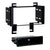 Metra 99-7616 Single/Double-DIN Car Stereo Dash Kit - Compatible Fits for Nissan Rogue 2012-Up