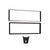 Metra 99-5512 Single-DIN Car Stereo Dash Kit - Compatible Fits for Ford/Jeep/Lincoln/Mercury 1975-2000