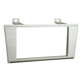 Metra 95-5000S Double DIN Installation Silver Dash Kit - Compatible Fits for Ford/Lincoln - Thunderbird 2002-2005 / LS 2000-2006