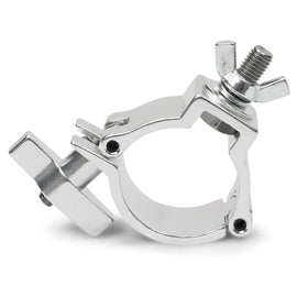 Galaxy Stage GS-C113PS Mini Light Duty Clamp Silver Lightweight Truss Mount Clamp for Lighting Fixtures