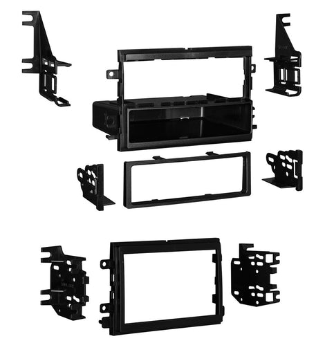 Metra 99-5815 Single DIN/Double DIN Radio Replacement Dash Kit - Compatible Fits for Ford/Lincoln/Mercury 2004-2019