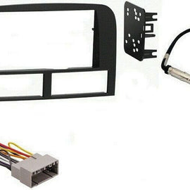 02-2004 Jeep Grand Cherokee Double Din Radio Stereo Install Dash Kit Matte Black