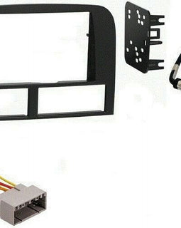 Fit 02-2004 Jeep Grand Cherokee Double Din Radio Stereo Install Dash Kit Matte Black