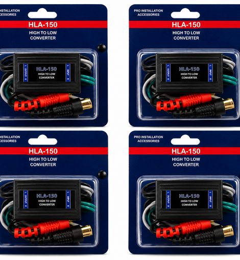 4 Absolute HLA-150 2-Channel High-to-Low Line Output Converter RCA Outputs