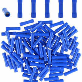 16-14 Gauge AWG Blue Insulated Crimp Terminals Crimping Connectors 100 Pcs