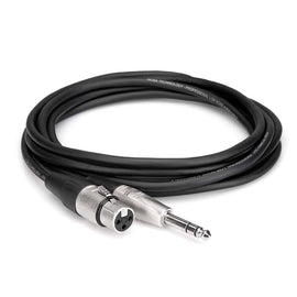 Hosa HXS-003 Pro Balanced Interconnect Cable REAN XLR3F to 1/4 in TRS - 3 Feet