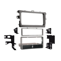 Metra 99-8223 Single-DIN Car Stereo Silver Dash Kit - Compatible Fits for Toyota Corolla 2009-2013