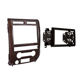 Metra 95-5822AS Double DIN Installation Dash Kit - Compatible Fits for Ford F-150 2009-2010 - Ash Satin