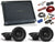 2 Alpine EL-E65-G 6.5" Coax speakers + BBX-F1200 280W 4-Ch Amp + 4G Wiring Kit