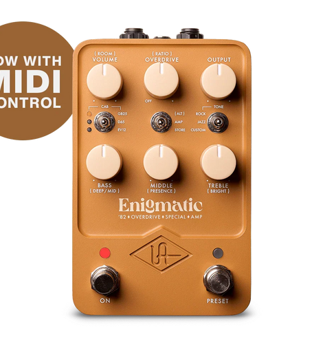 Universal Audio UA-ENIGMATIC-U Enigmatic '82 Overdrive Special Amplifier Pedal