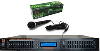 MR DJ DEQ600 PRO PA DJ 22 Band Stereo EQ Bluetooth USB AUX Input + Mic