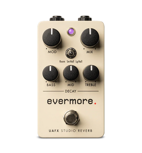 Universal Audio UA-EVERMORE-U Evermore Studio Reverb Guitar Effects Pedal