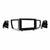Metra 95-7811HG Double-DIN Car Stereo Dash Kit - Compatible Fits for Honda Select Passport - Pilot - Ridgeline Models