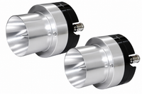 2 Absolute PBT1 1" Titanium Bullet High Compression  Super Tweeter Car Van ATV UTV Marine Boat Motorcycle Motorsports Competition