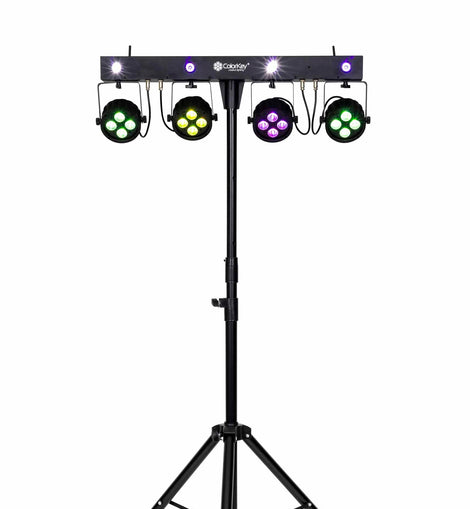 Colorkey CKU-3060, Battery-Powered Lighting Bundle with Stand and Carrying Case