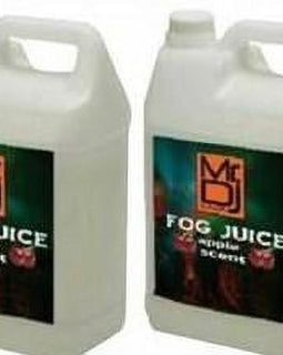 2 MR DJ Fog Juice Fluid<br/> Lemon Scent Gallons of Fog/Smoke/Haze Machine Refill Liquid Juice Water Based Fog Machine Fluid