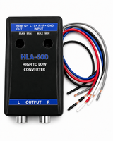 Absolute HLA600 Car Audio Speaker High to Low Level Converter 2 Channel Delayer RCA Line Output