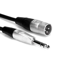 Hosa HSX-001.5 Pro Balanced Interconnect Cable, REAN 1/4 in TRS to XLR3M – 1.5 Feet