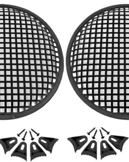 2 Patron 15" Subwoofer Metal Mesh Cover Waffle Speaker Grill Protect Guard DJ