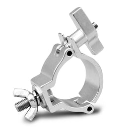 8 Galaxy Stage GS-C113PS Mini Light Duty Clamp Silver Lightweight Truss Mount Clamp for Lighting Fixtures