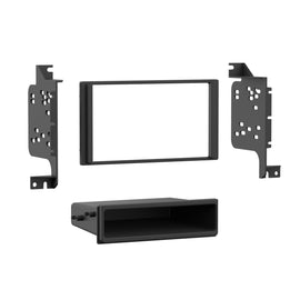 Metra 99-7381 Single DIN and Double DIN Stereo Dash Kit - Compatible Fits for Hyundai Santa Fe 2008-2009 (with NAV)