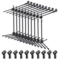 10 MR DJ MS500 Universal Heavy Duty Telescoping Microphone Mic Boom Stand, Tripod