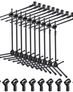 10 MR DJ MS500 Universal Heavy Duty Telescoping Microphone Mic Boom Stand, Tripod