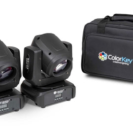 Colorkey CKU-5062, Mover Beam 100 2-Pack Bundle with Carrying Bag