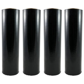 American shrink wrap clear black 18" 1500sq' 80 Gauge 4 Rolls Pallet Wrap Stretch Film Hand Shrink Wrap 1500 Square Feet