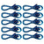 Absolute 10 Pack 15' RCA Stereo Plug Cable 2 Male to 2 Male Car Stereo Marine Home Audio