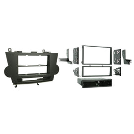 Metra 99-8222BR Single/Double-DIN Car Stereo Dash Kit - Compatible Fits for Toyota Highlander (w/o NAV) 2008-2012