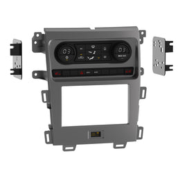Metra 99-5855CH Turbo Tact Dash Kit - Compatible Fits for Ford Edge 2011-14 (with sngl-zone climate cntrl)