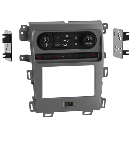 Metra 99-5855CH Turbo Tact Dash Kit - Compatible Fits for Ford Edge 2011-14 (with sngl-zone climate cntrl)