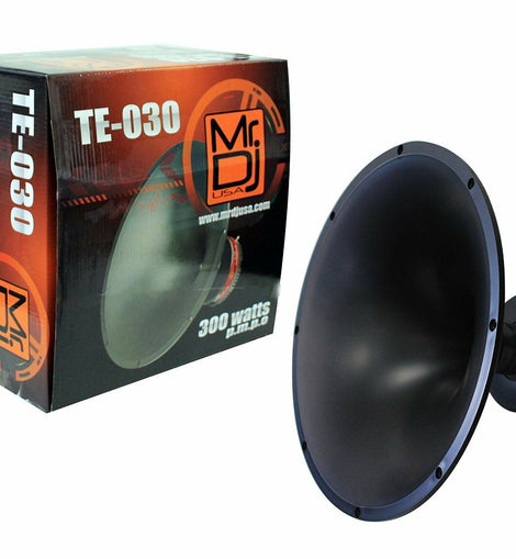 Mr. Dj USA TE-030 12-Inch 300 Watts P.M.P.O Piezo Horn Tweeter