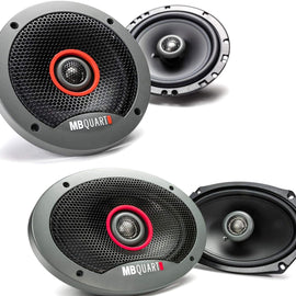 MB QUART FKB169 6x9" 300W Coaxial Car Speakers & FKB116 6.5" 240W Coaxial Car Speakers