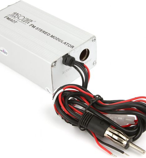 Absolute FM407 Wireless FM Stereo Modulator with 8 Frequency Setting