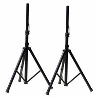 2 PRO Heavy Duty PA DJ Speaker Universal Adjustable Height Tripod Stands