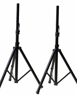 2 PRO Heavy Duty PA DJ Speaker Universal Adjustable Height Tripod Stands