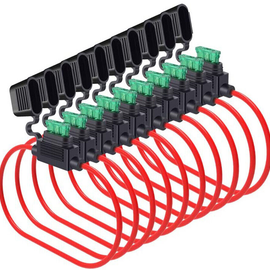 8 Gauge APX MAXI Inline Blade Fuse Holder w/Waterproof Cap Heavy Duty 10 PCS