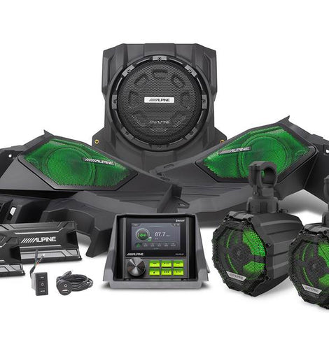 Alpine PSS-CMAV Complete 9-Speaker 600W RMS Weather-Resistant Sound System