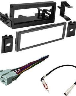 GMK345 Single DIN Dash Kit Fit 1999-2002 Chevy Silverado 1500/2500 Bundle