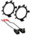 GMSB345 5-1/4" to 6-1/2" GM Speaker Bracket Adapter Metra 72-4568 Wiring Harness