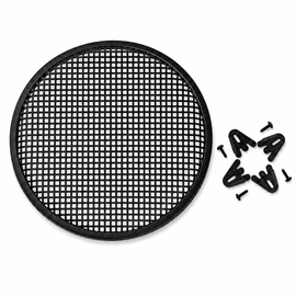 10'' Inch Car Audio Speaker Sub Woofer Subwoofer Metal Black Waffle Grill Cover Guard Protector Grille Universal